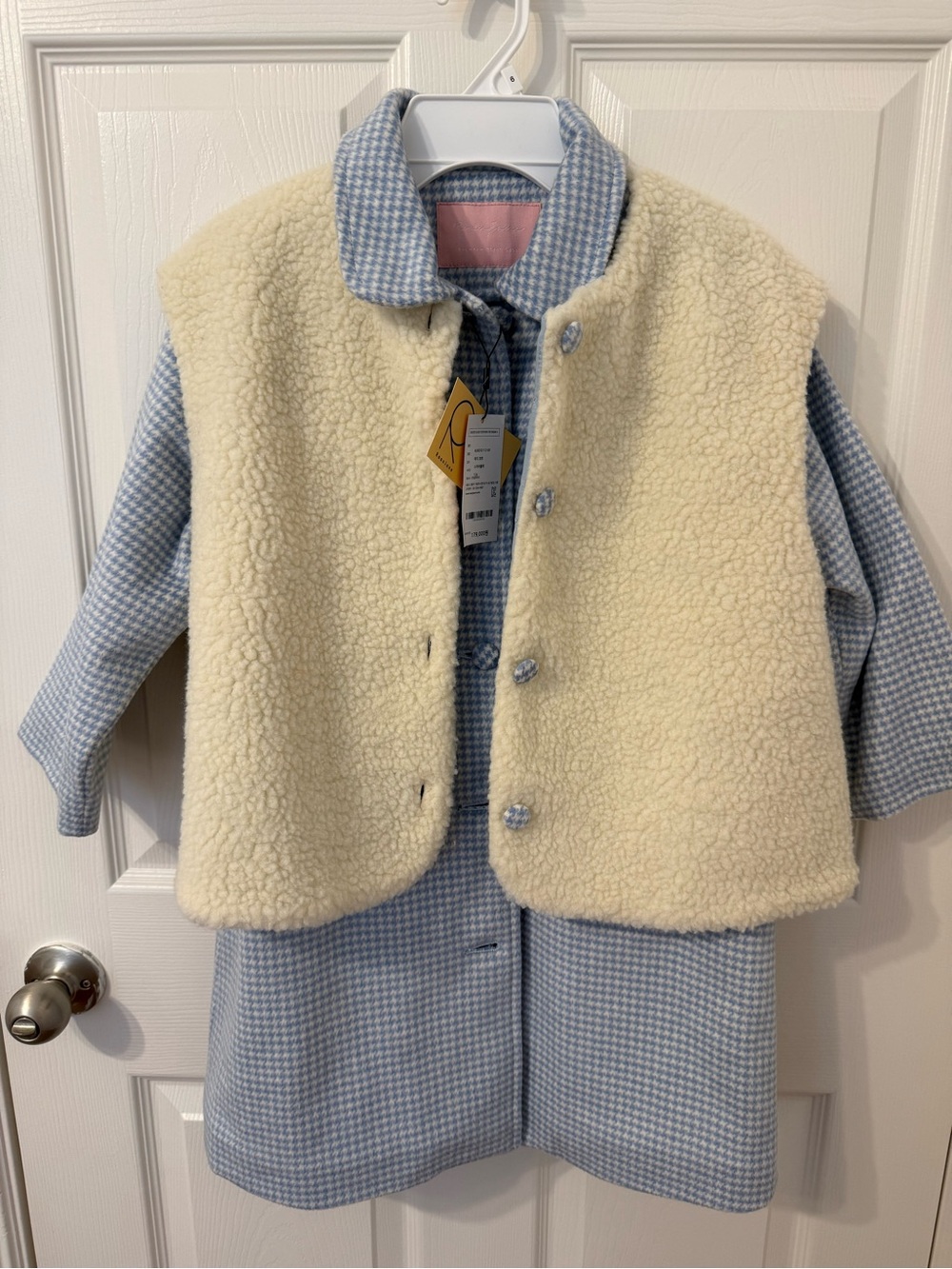 New Roanjane wool kids coat & vest